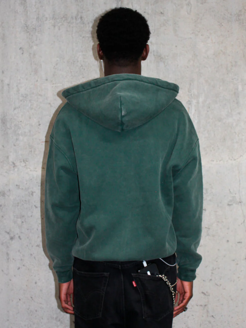 Heavyweight Washed Zip-up - Image 4